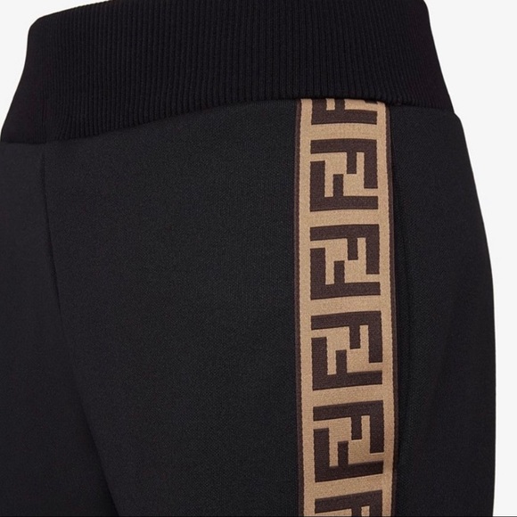 ❌SOLD❌FENDI Black Forever Fendi Ribbon Lounge Pant - Picture 4 of 11